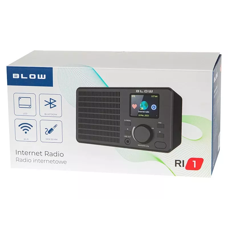 BLOW Radio RI1 internet – belaidis radijo imtuvas srautiniam garsui