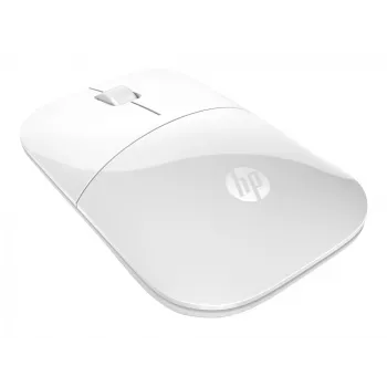 HP Z3700 balta belaidė pelė, ambidekstrinė, optinė, RF belaidė, 1200 DPI, balta