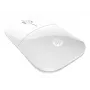 HP Z3700 balta belaidė pelė, ambidekstrinė, optinė, RF belaidė, 1200 DPI, balta