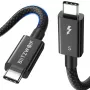 USB-C kabelis BlitzWolf BW-HDC8 1,5 m 240W juodas