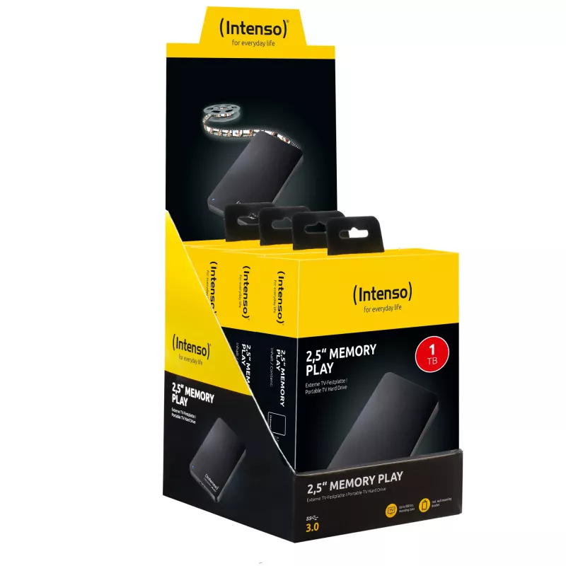 Išorinis kietasis diskas Intenso 1 TB USB 3.0 2,5 colio Memory Play