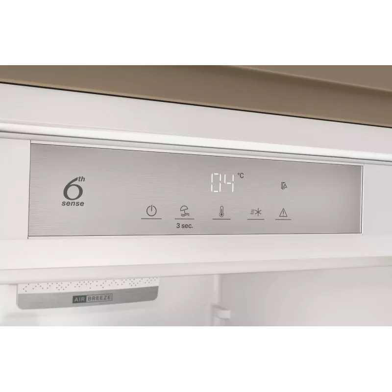 Whirlpool šaldytuvas WHSD18A013D1 įmontuojamas, 306 L, E energijos klasė, 30 dB, nerūdijantis plienas