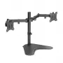 Monitorų laikiklis LOGILINK BP0099 dviem ekranams, iki 81,3 cm (32 col.), VESA 75×75–100×100, max 8 kg, juodas