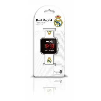 Vaikiškas LED laikrodis Euroswan Real Madrid RM00016 su kalendoriumi, skaitmeninis
