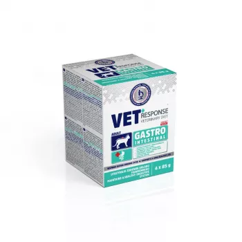 VET RESPONSE Gastrointestinal šlapias kačių ėdalas 4x85g