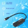 QOLTEC SATA adapteris 52269 2,5 colio diskui į USB-C, palaiko iki 2TB