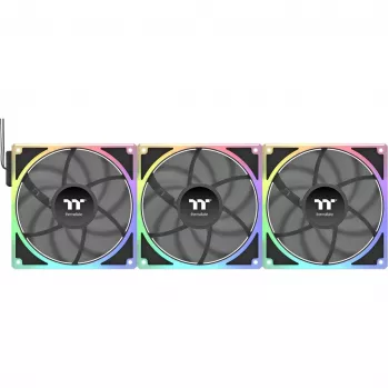 Ventiliatorių rinkinys THERMALTAKE TOUGHFAN EX 140 ARGB Sync 3Pack — 140 mm, didelis oro srautas, mažas triukšmas
