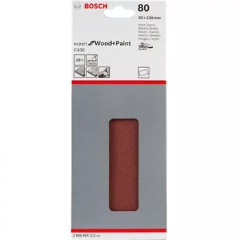 Bosch C430 Expert Wood and Paint šlifavimo popierius (10 vnt.)