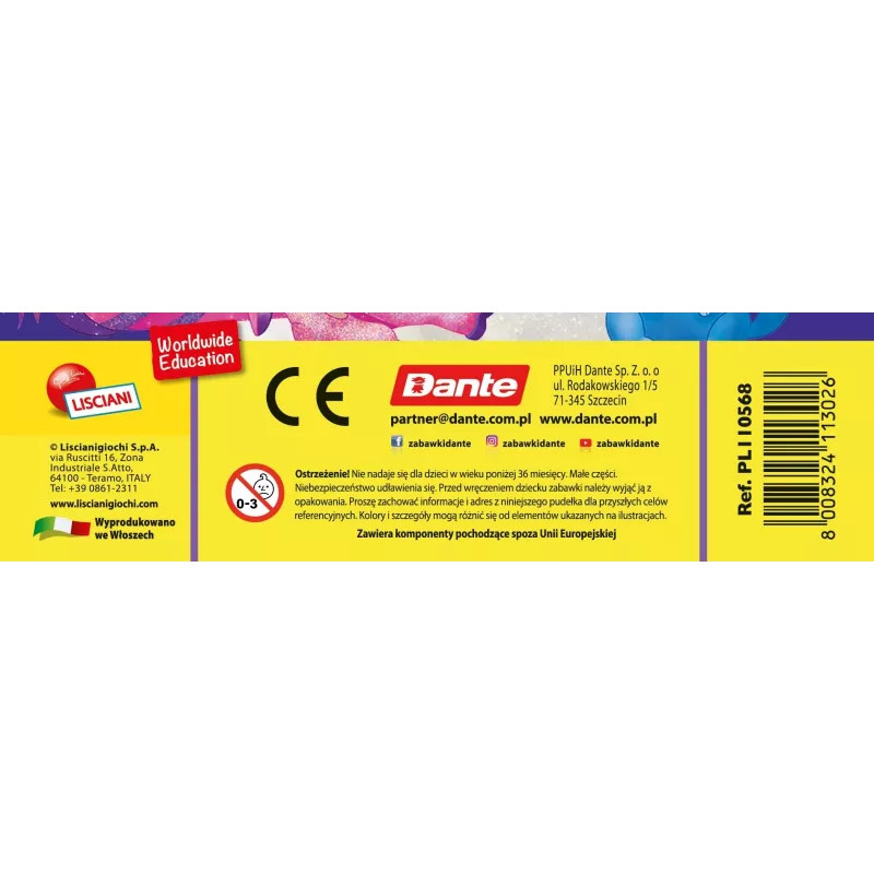 Mėnulio žymeklių rinkinys Liscianigiochi Moon Academy – 4 spalvų komplektas (304-PL110568)