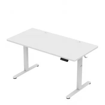 Ergonominis reguliuojamo aukščio stalas mark adler Leader 7.3 White