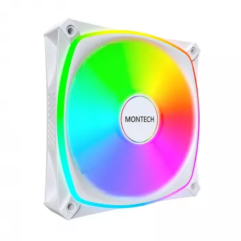 MONTECH RX120 PRO White 120mm ARGB Reverse Blade 3 vnt. komplektas