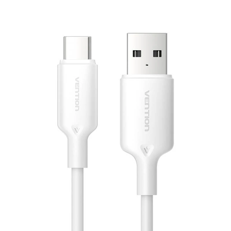 USB-C į USB 2.0 laidas, 1 m, baltas, Vention CTQWF