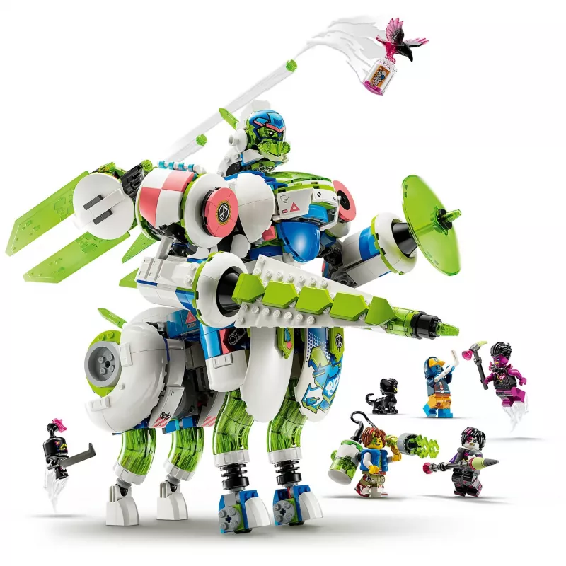 Konstrukcinis žaislas LEGO Mateo ir Z-Blob riterio mechas rinkinys 71485 — minifigūrėlė ir statomas mechas