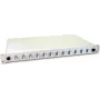 Lightwin LWL Splice Box, 24 Skaidulų, 12x DLC Vienmodis, 9/125µm OS2 G657.A1 Pigtail Splice Box (SPBOX 24E09 OS2 DLC)