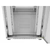Stovimas 19 inch serverio spintos korpusas 27U 800x1000 mm pilkas perforuotomis durimis su LCD ekranu LANBERG (plokščioje pakuotėje)
