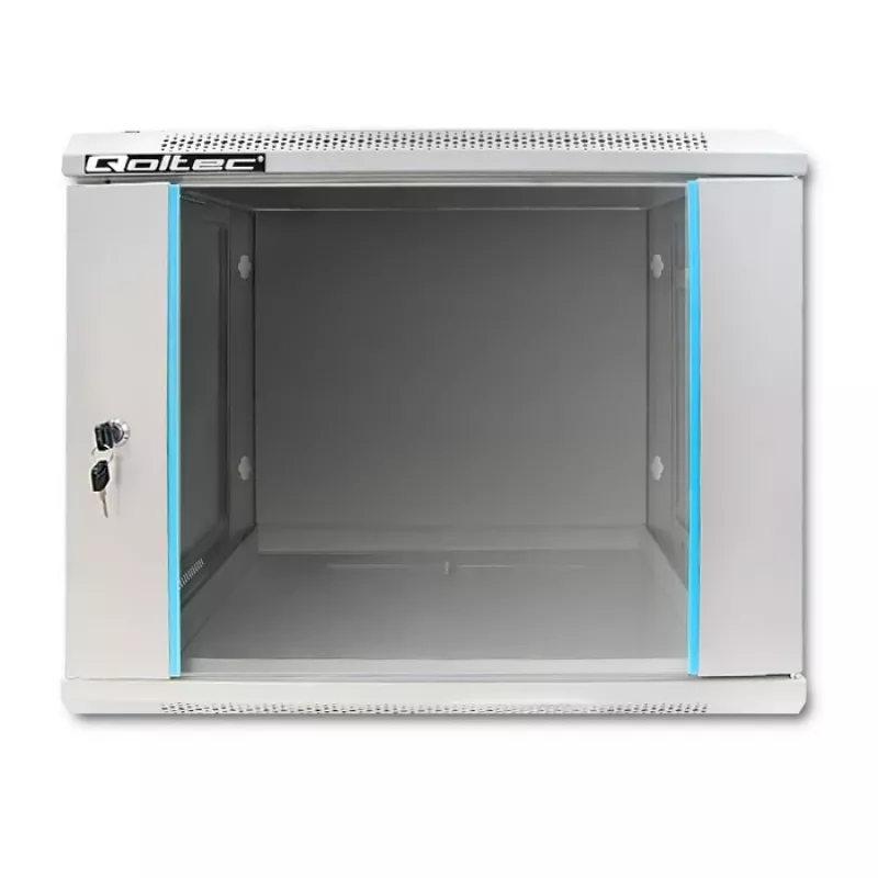 Rack spinta QOLTEC 19 colių 9U 600x500x600 sieniniam arba ant grindų montavimui serverių korpusas