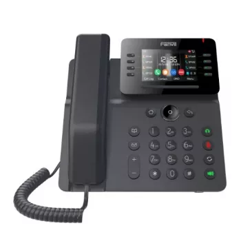 IP telefonas Fanvil V64 juodas 12 linijų LCD Wi-Fi