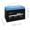 Qoltec 53705 LiFePO4 baterija 100 Ah 12,8 V