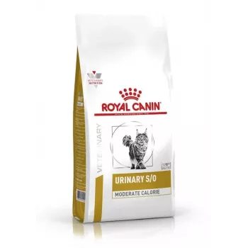 Sausas kačių ėdalas Royal Canin Urinary S/O Moderate Calorie 9 kg – suaugusioms katėms, paukštiena, 34% baltymų, 11% riebalų