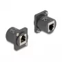 DeLOCK D tipo modulis RJ12 lizdas-lizdas juodas 88107