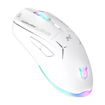 Žaidimų pelė Onikuma CW917 2.4G belaidė balta