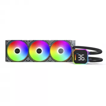 CPU aušintuvas MONECH HyperFlow Digital 360 juodas