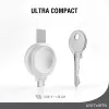 4smarts QI2 Smartwatch Silver USB Wireless Fast Charging – belaidis greitasis Apple Watch ir AirPods įkroviklis