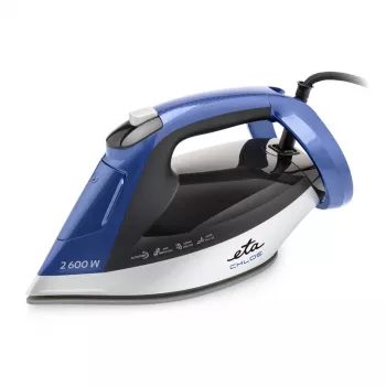 ETA Steam Iron Chloe | ETA227690000 Chloe | Lygintuvas | 2600 W | Vandens talpa 350 ml | Nuolatinis garas 40 g/min | Sidabrinė/Mėlyna
