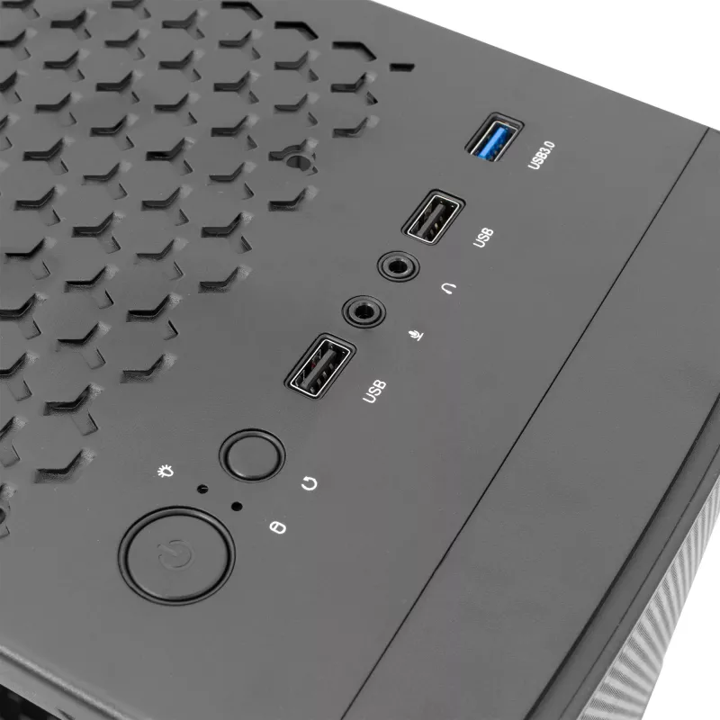 Kompiuterio korpusas Panzer-2 White Shark GCC-2402 ATX Juodas
