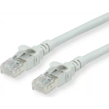 ROLINE Patch-Cable RJ-45 (M) – RJ-45 (M) 5 m SFTP PiMF CAT 6 Halogen-Free Moulded Stranded Pilka (21.15.2605)