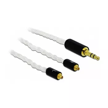 Garso kabelis DeLOCK 85845 1,2 m 3,5 mm 2x MMCX baltas