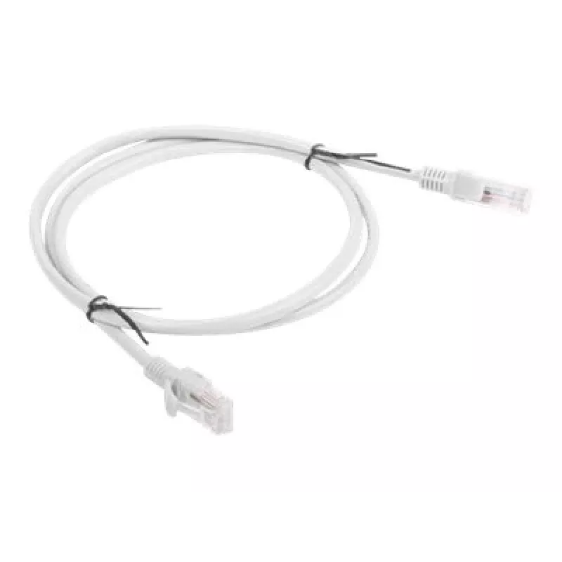 Tinklo kabelis LANBERG PCU5-10CC-0100-S RJ-45 Cat5e U/UTP, 1 m, pilkas