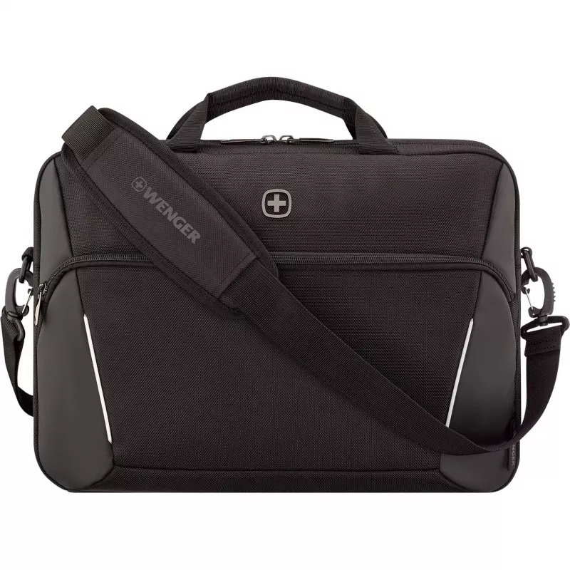 Portfelis nešiojamam kompiuteriui Wenger XE Compact Brief 16 su planšetės kišene, juodas