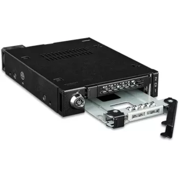 Tvirtinimo rėmelis disko lizdui Icy Dock MB092VK-B 2 x 6,3 cm U.2/U.3 NVMe SSD į 3,5 colio lizdą (juodas)