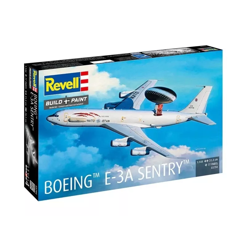 Plastikinis modelis REVELL Boeing E-3A Sentry 1:144