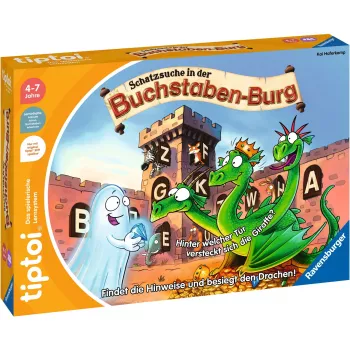 Stalo žaidimas tiptoi Schatzsuche in der Buchstabenburg