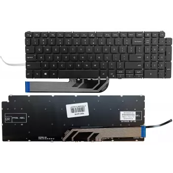 Dell KB316540 klaviatūra su apšvietimu, JAV išdėstymas, nešiojamam kompiuteriui
