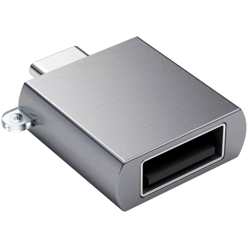 Satechi USB-C į USB 3.0 adapteris Space Gray – kompaktiškas ir aukštos kokybės