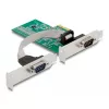 DeLOCK 89555 PCIe nuoseklioji adapterio kortelė – 2 x RS-232