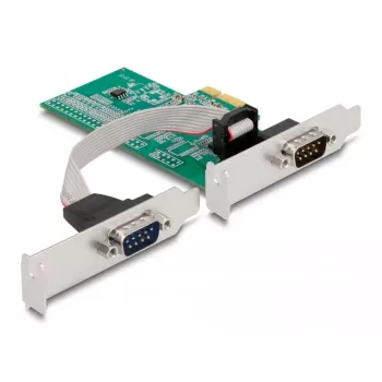 DeLOCK 89555 PCIe nuoseklioji adapterio kortelė – 2 x RS-232
