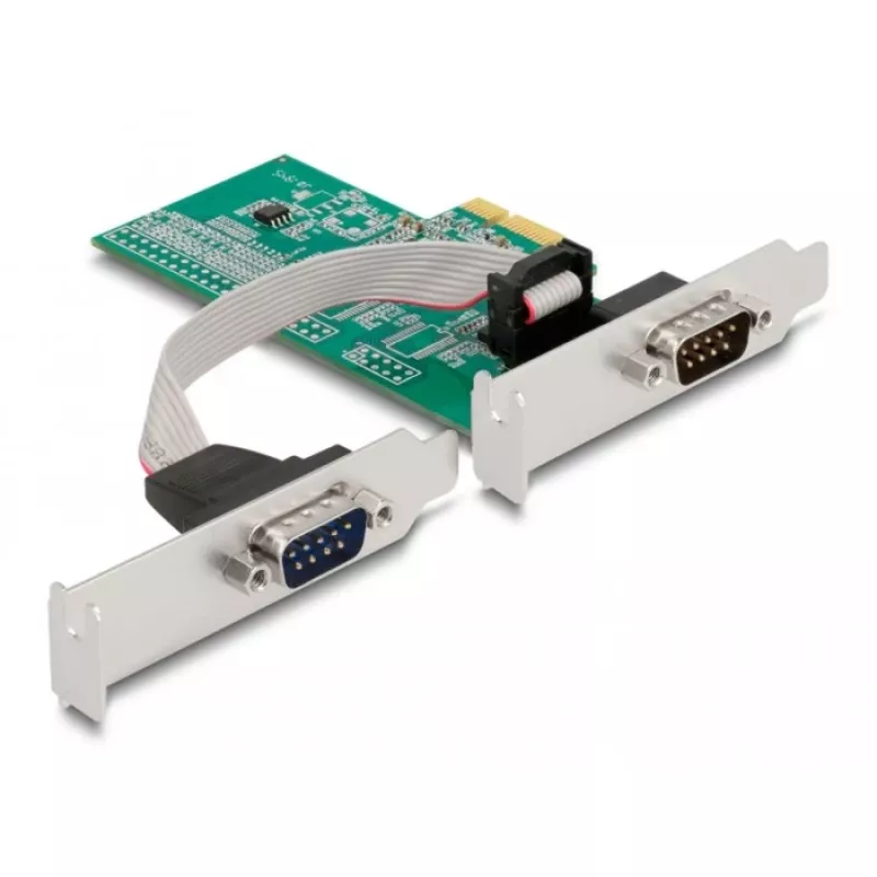 DeLOCK 89555 PCIe nuoseklioji adapterio kortelė – 2 x RS-232