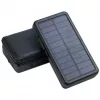 Nešiojama baterija PowerNeed ES20000B 20000 mAh – 2x USB 5V/2A, 9W, atspari vandeniui, juoda, 370 g