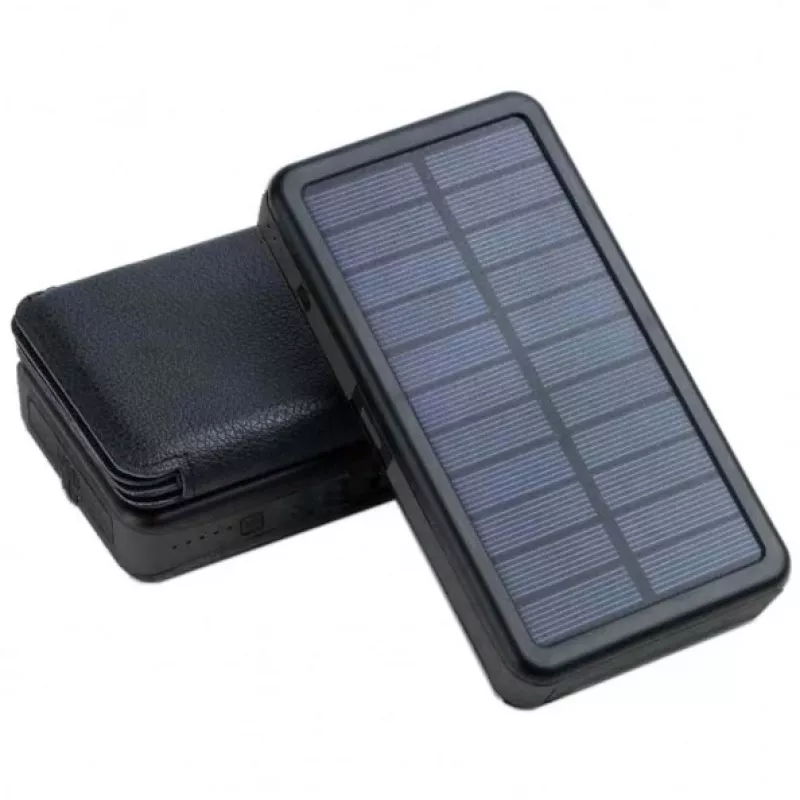 Nešiojama baterija PowerNeed ES20000B 20000 mAh – 2x USB 5V/2A, 9W, atspari vandeniui, juoda, 370 g