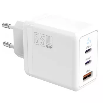Kroviklis TB AZTBXUL3USB65WW – 65W USB-C Power Delivery su 2x prievadais (1x USB-C, 1x USB-A)