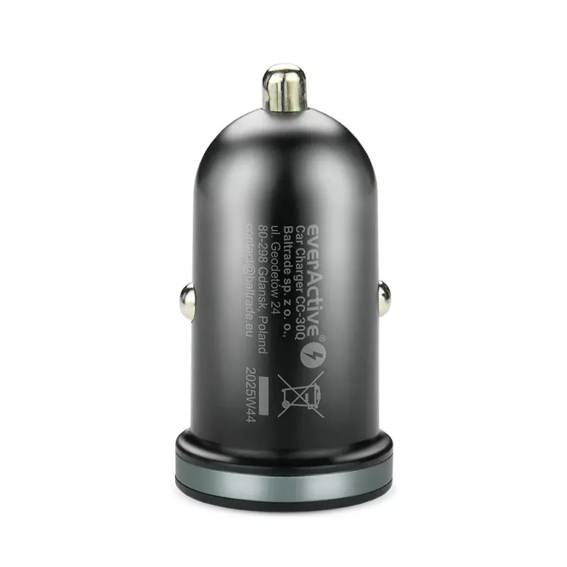 Automobilinis kroviklis everActive CC-30Q QC3.0 35W — 1x USB-A, 1x USB-C, greitas įkrovimas