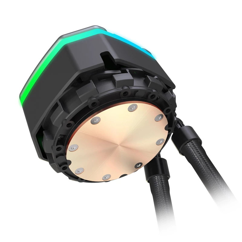 Sapphire NITRO+ S360-A AIO procesoriaus skysčio aušinimo komplektas 12 cm Juoda 1 vnt.