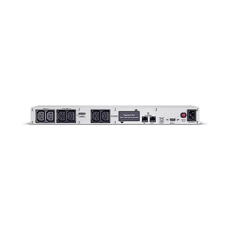 Nepertraukiamo maitinimo šaltinis CyberPower CP700EIPFCRM1U, linijinis-interaktyvus, 0,7 kVA / 420 W, 6 lizdai, 1U
