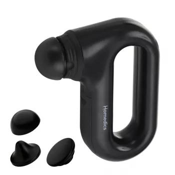 Nešiojamas vibracinis masažinis pistoletas HoMedics HHP-120BK – kompaktiškas akumuliatorinis perkusinis masažuoklis