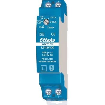 Rotacinis jungiklis Eltako 20000175, 1P, 230 V AC, 16 A, mėlynas, 18 mm pločio