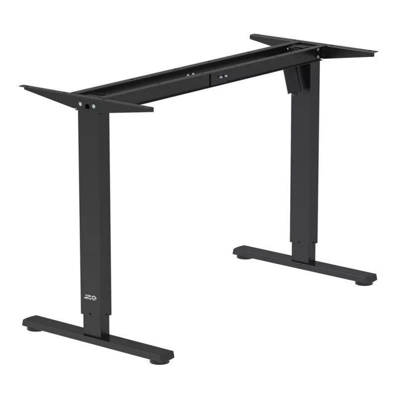 Ergo Office elektrinis reguliuojamo aukščio stalas, max aukštis 1160 mm, max apkrova 80 kg, be stalviršio, juodas, ER-400 B